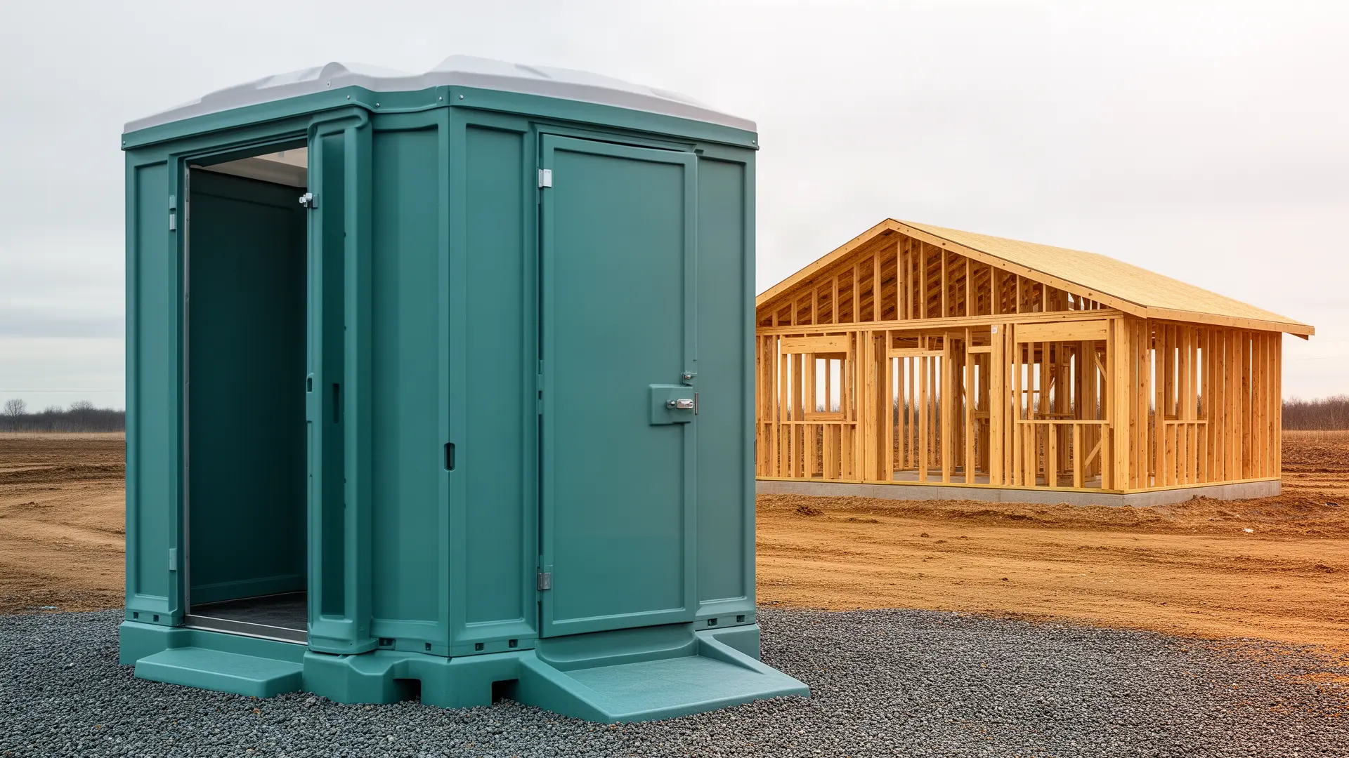 Clean porta potty unit from Horse Hill Porta Potty Rental in Oakland, CA